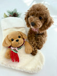 Load image into Gallery viewer, Christmas Stockings with 3D Plush Animal Characters (Red or White - Puppy Dog Stocking) | EliEla Toys