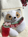Load image into Gallery viewer, Christmas Stockings with 3D Plush Animal Characters (Red or White - Foxy Silver Fox Stocking) | EliEla Toys