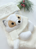Load image into Gallery viewer, Christmas Stockings with 3D Plush Animal Characters (Red or White - Foxy Silver Fox Stocking) | EliEla Toys