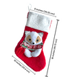 Load image into Gallery viewer, Christmas Stockings with 3D Plush Animal Characters (Red or White - Foxy Silver Fox Stocking) | EliEla Toys