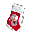Load image into Gallery viewer, Christmas Stockings with 3D Plush Animal Characters (Red or White - Pen Penguin Stocking) | EliEla Toys