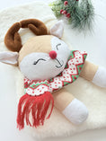 Load image into Gallery viewer, Christmas Stockings with 3D Plush Animal Characters (Red or White - Nina Reindeer Stocking) | EliEla Toys