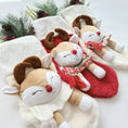 Load image into Gallery viewer, Christmas Stockings with 3D Plush Animal Characters (Red or White - Nina Reindeer Stocking) | EliEla Toys