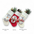 Load image into Gallery viewer, Christmas Stockings with 3D Plush Animal Characters (Red or White - Pen Penguin Stocking) | EliEla Toys