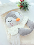 Load image into Gallery viewer, Christmas Stockings with 3D Plush Animal Characters (Red or White - Pen Penguin Stocking) | EliEla Toys