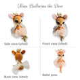 Load image into Gallery viewer, Nina Ballerina the Reindeer, Dance Recital Gift Plush Toy for Ballerinas