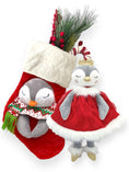 Load image into Gallery viewer, Bundle Penguin Toy and Christmas Stocking Penguin