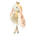 Load image into Gallery viewer, Gold dress stuffed bunny