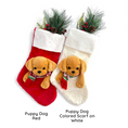 Load image into Gallery viewer, Personalized Christmas Stockings with 3D Plush Animal Characters (Red or White) | EliEla Toys