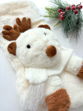 Load image into Gallery viewer, Christmas Stockings with 3D Plush Animal Characters (Red or White - Raul Reindeer Stocking) | EliEla Toys