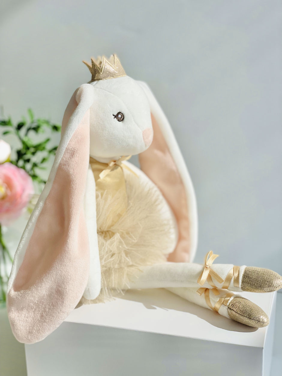 Elegant bunny plush gift