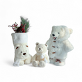 Load image into Gallery viewer, Nicolai the Polar Bear Plush Toy – White & Beige Scarf Options
