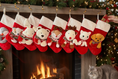 Load image into Gallery viewer, Christmas Stockings with 3D Plush Animal Characters (Red or White) | EliEla Toys
