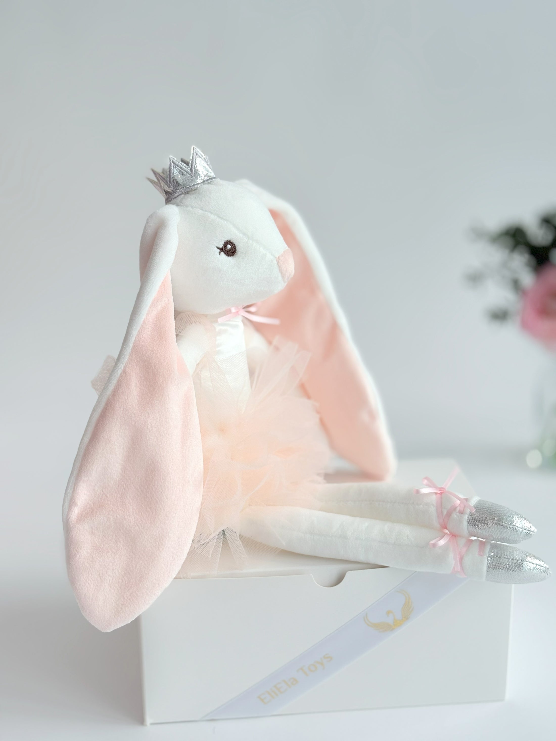 Ballerina Bunny Veronique (Gold or Pink Dress)